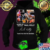 65 years of 1955 2020 paul kelly thank you for the memories signature s Hoodie
