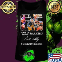 65 years of 1955 2020 paul kelly thank you for the memories signature s Tank top