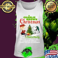 A charlie brown christmas 54th anniversary 1965 2019 thank you for the memories s Tank top