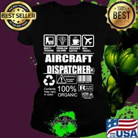 Aircraft dispatcher warning sarcasm inside contents may vary in color 100% organic s Ladies tee