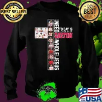 All i need today is a little bit of dayton flyers and a whole lot of jesus s Sweater