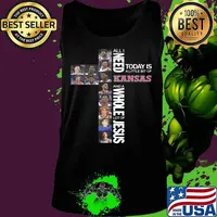 All i need today is a little bit of kansas and a whole lot of jesus s Tank top