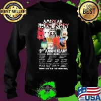 American horror story 9th anniversary 2011 2020 thank you for the memories signatures s Sweater