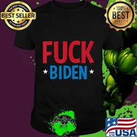 Anti Biden F Fuck Political Humor Funny Republican Gifts T-Shirt