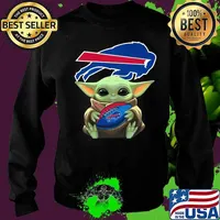 Baby yoda hug buffalo bills football s Sweater