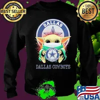 Baby yoda mask hug dallas cowboys football s Sweater