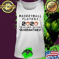 Basketball players 2020 the one where they were quarantined mask s Tank top