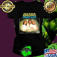 Bee gees band stayin alive s Ladies tee