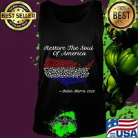 Biden Harris 2020 Election Restore The Soul Of America USA T-Shirt Tank top