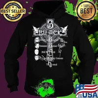 Black sabbath ozzy osbourne geezer butler bill ward tony iommi the end s Hoodie