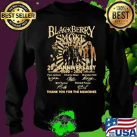Blackberry smoke 20th anniversary 2000 2020 thank you for the memories signatures s Sweater