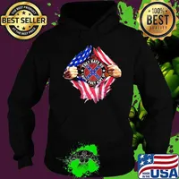 Blood insides they hate us cause they ain't us american flag independence day s Hoodie