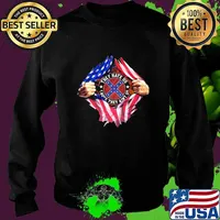 Blood insides they hate us cause they ain't us american flag independence day s Sweater