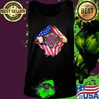 Blood insides they hate us cause they ain't us american flag independence day s Tank top