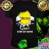 Blood insides tire plus total car care covid-19 2020 i can't stay at home shirt