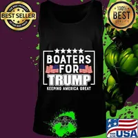 Boaters For Trump 2020 Trump Supporters Boat Parade 2020 T-Shirt Tank top