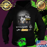 Bon jovi band 2020 to kelvin signatures s Hoodie