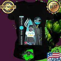 Break the wave Surf Custom Graphic men summer tops for women T-Shirt Ladies tee