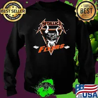 Buffalo skull metallica philadelphia flyers hockey s Sweater