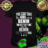 Can take the Girl out of Benin African Pride Proud Beninese Premium T-Shirt