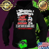 Captain spaulding's world famous fried chicken and gasoline it just tastes so damn good exit 13 off route i at ruggsville s Hoodie