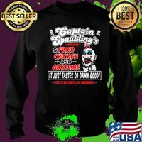 Captain spaulding's world famous fried chicken and gasoline it just tastes so damn good exit 13 off route i at ruggsville s Sweater