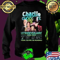 Charlie and the chocolate factory 15th anniversary 2005 2020 thank you for the memories signatures s Sweater