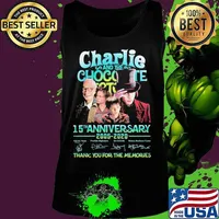 Charlie and the chocolate factory 15th anniversary 2005 2020 thank you for the memories signatures s Tank top