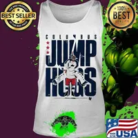 Columbus jump hugs hockey s Tank top
