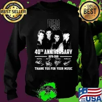 Dead or alive 40th anniversary 1979 2019 thank you for the memories signatures s Sweater