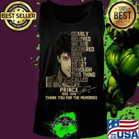 Dearly beloved we are gathered here today to get through this things called life prince 1958 2016 thank you for the memories signatures s Tank top