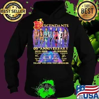 Descendants 05th anniversary 2015 2020 03 seasons thank you for the memories signatures s Hoodie