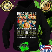 Doctor 57th anniversary 1963 2020 thank you for the memories signatures s Hoodie