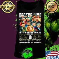 Doctor 57th anniversary 1963 2020 thank you for the memories signatures s Tank top