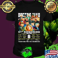 Doctor 57th anniversary 1963 2020 thank you for the memories signatures shirt