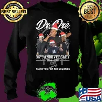 Dr dre 36th anniversary 1984 2020 thank you for the memories signature christmas s Sweater