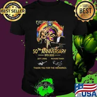 Electric light orchestra logo 50th anniversary 1970- 2020 shirt