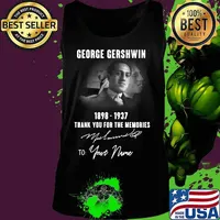 George gershwin 1898 1937 thank you for the memories to your name signature s Tank top