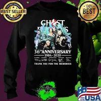 Ghost 36th anniversary 1984 2020 thank you for the memories signatures s Sweater