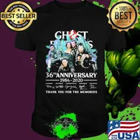 Ghost 36th anniversary 1984 2020 thank you for the memories signatures shirt