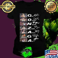 Gonzaga bulldogs basketball players signatures s Ladies tee