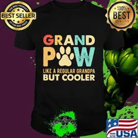 Grand paw like a regular grandpa but cooler vintage shirt