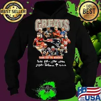 Greats new england patriots thank you for the memories signatures s Hoodie