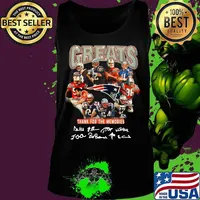 Greats new england patriots thank you for the memories signatures s Tank top
