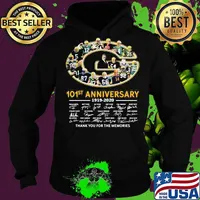Green bay packers 101st anniversary 1919 2020 thank you for the memories signatures s Hoodie