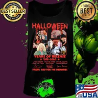 Halloween 42 years of release 1978 2020 thank you for the memories signatures s Tank top