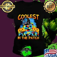 Halloween coolest pumpkin in the patch autism s Ladies tee