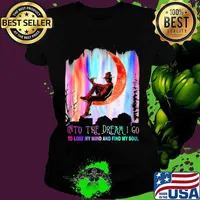 Halloween freddy krueger into the dream i go to lose my mind and find my soul s Ladies tee