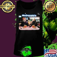Halloween jason voorhees michael myers mcdonald's logo s Tank top