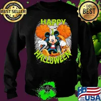 Happy halloween mickey mouse witch pumpkin s Sweater